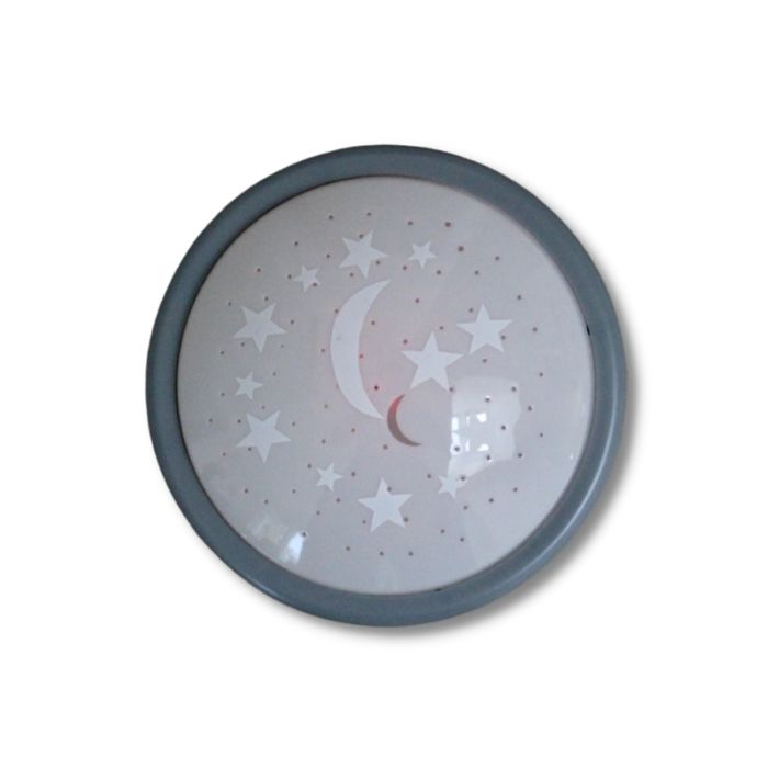 Billede af Natlampe med stjernehimmel grå