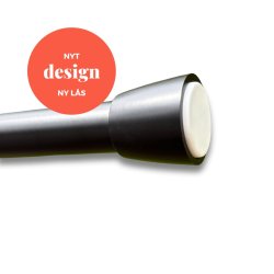 gardinstang eller brusestang sort xl