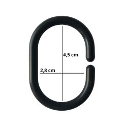 Badeforhngsringe sort