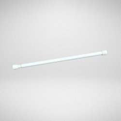 Gardinstang Large hvid (teleskopstang)