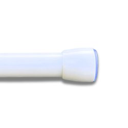 Gardinstang Medium hvid (teleskopstang)