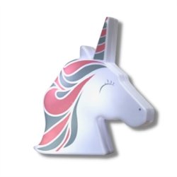 Nattljus enhrning med regnbgsprojektor