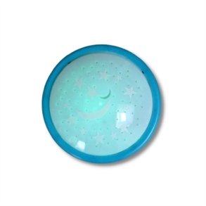 Nattljus med stjrnklar himmelsbl